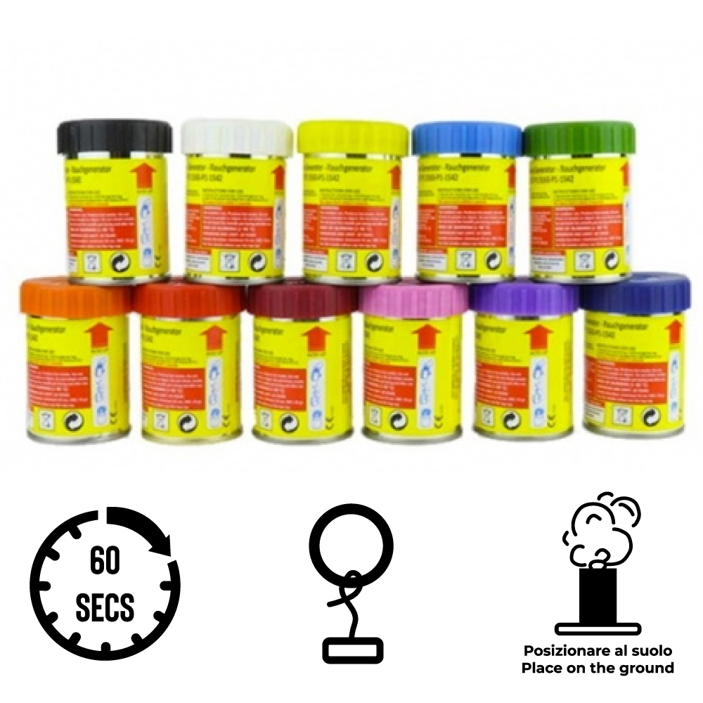 Grenada de mana generatoare de fum mr. smoke 2 - alb
